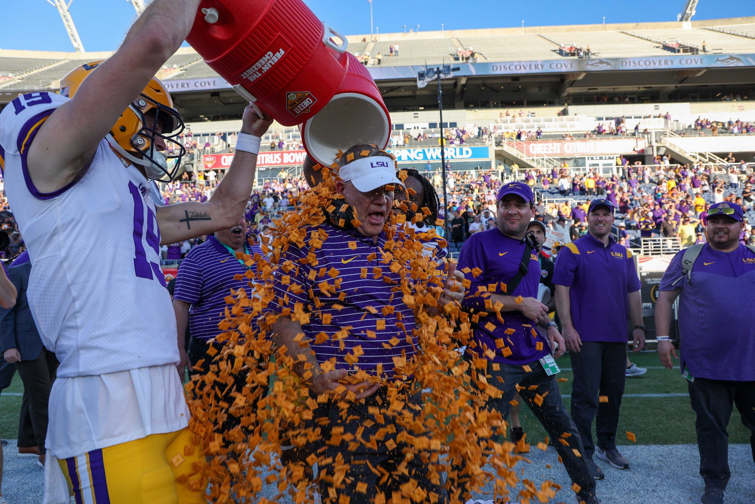 LSU Defeats Purdue With RecordBreaking Performance CheezIt Citrus Bowl