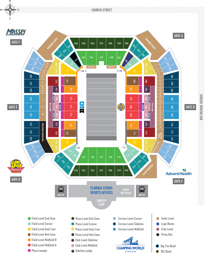 STADIUM MAP